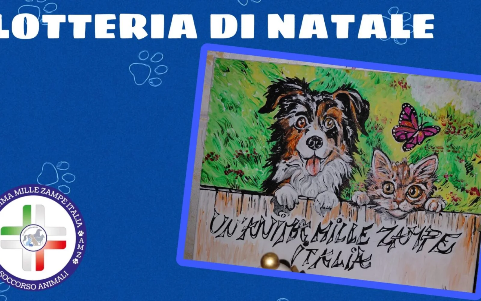 LOTTERIA DI NATALE: In aiuto dei nostri amici a quattro zampe