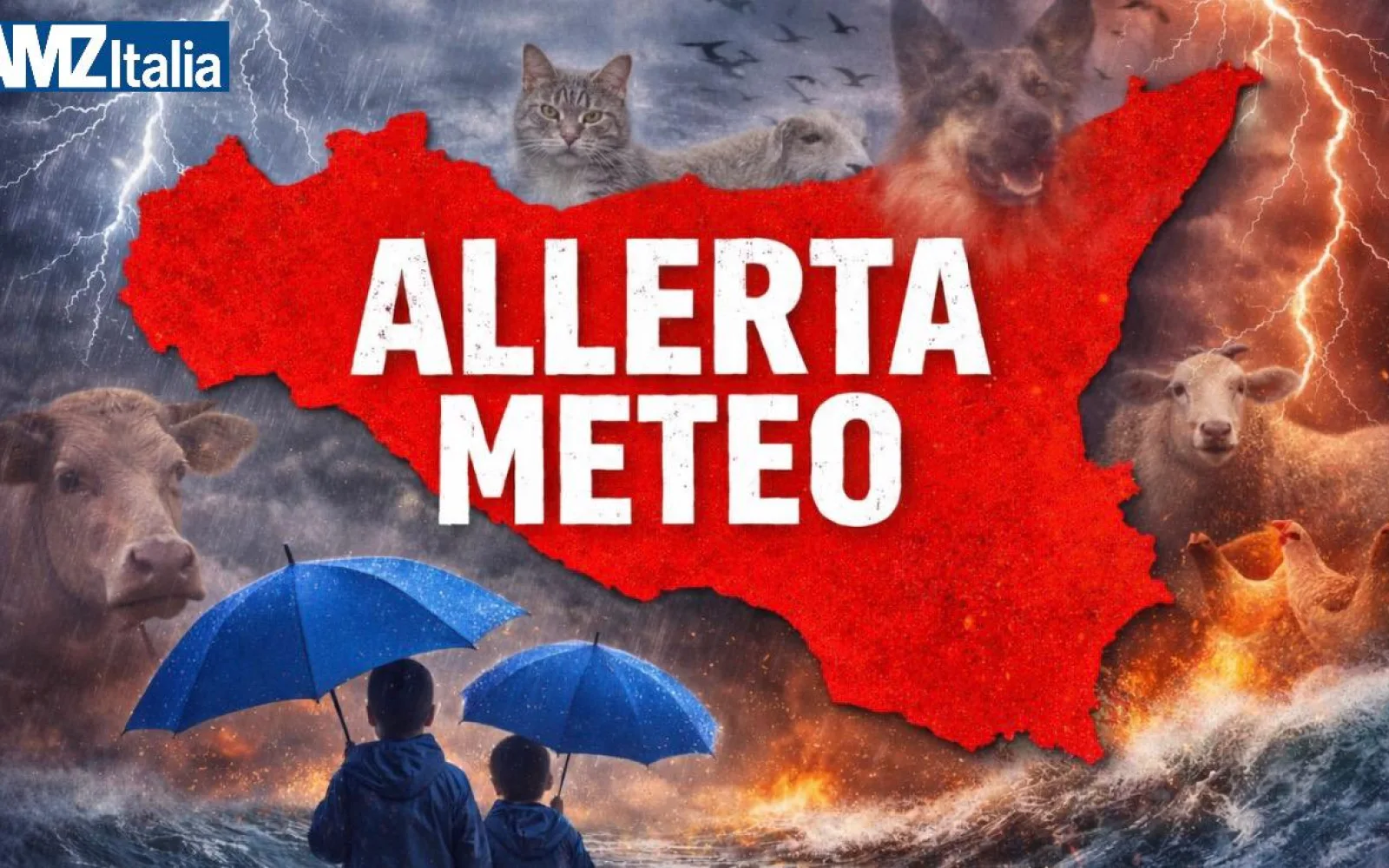 Allerta meteo in Sicilia, in arrivo nubifragi, vento forte e mareggiate